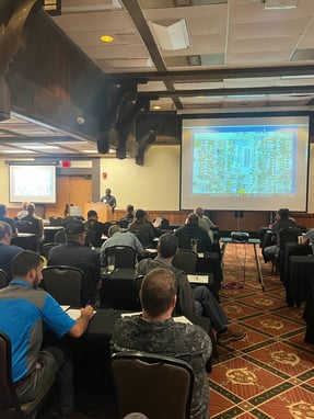 Garrett presenting on  I&I abatement